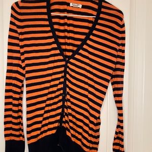 💥4 for $20💥 Navy and orange cardigan
